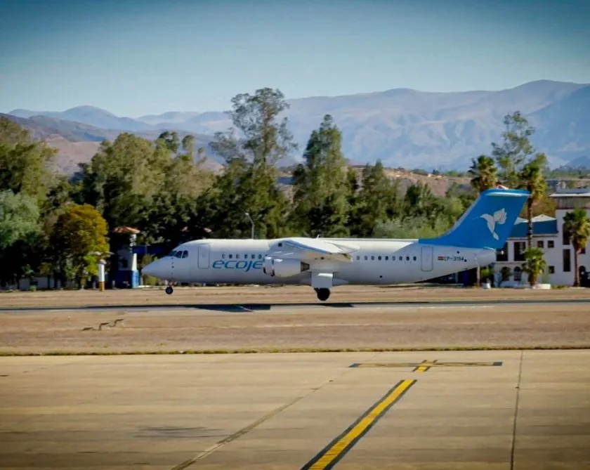 Aerolínea Ecojet alista un primer vuelo exploratorio a Potosí para el 10 de noviembre