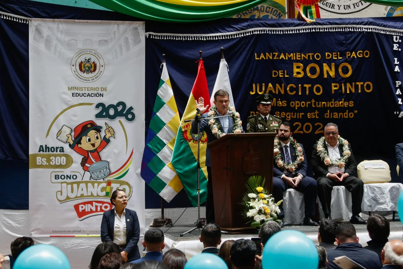 ENTEL incrementa su aporte al Bono Juancito Pinto en 150% y destina bs 150 millones en beneficio de los estudiantes bolivianos