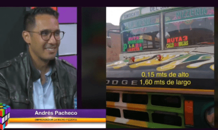 ANDRÉS PACHECO, EL EMPRENDEDOR DE LA «MICRO PIZZERÍA»