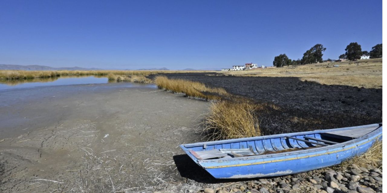 Declive hídrico en el altiplano: El lago Titicaca alcanza niveles mínimos históricos