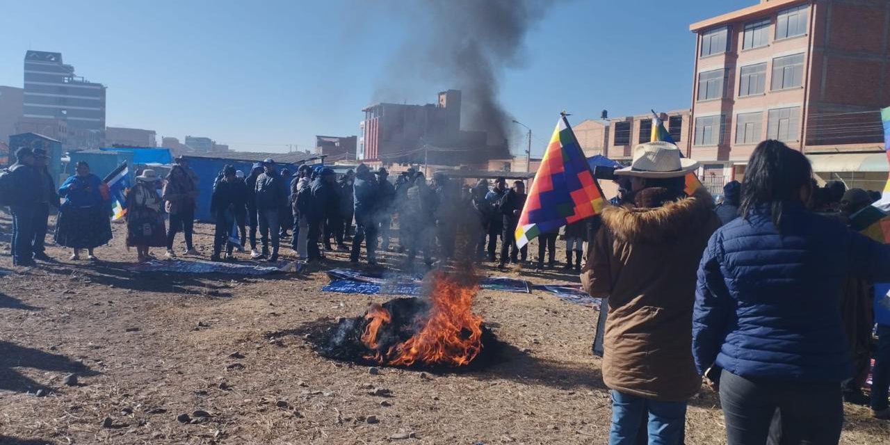 Morales acusa “violación de derechos” por falta de permisos en El Alto