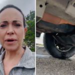 Sabotean Vehículos de María Corina Machado Rumbo a Caracas