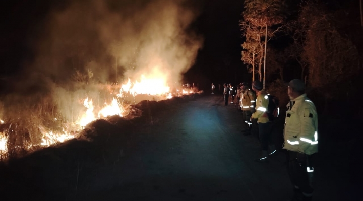 Incendio en San Matías: 120 km de devastación