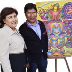 Mamani Mamani expone su arte en el Museo de las Culturas de México