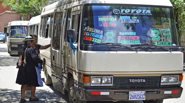 Transporte federado busca nivelar tarifas del servicio público en Tarija