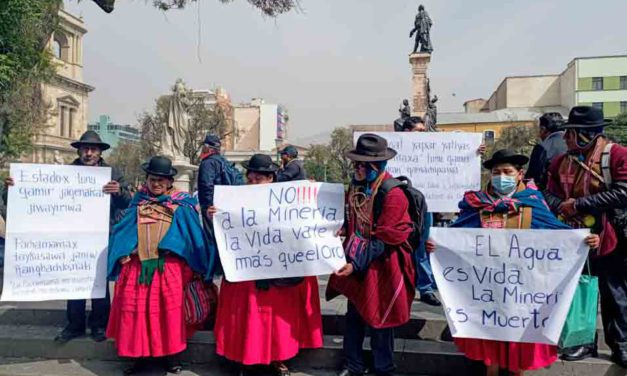 Comunarios de Viacha exigen salida de empresas mineras que contaminan