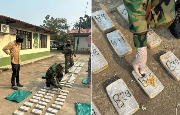 Aprehenden a dos hombres tras ser sorprendidos en una cabaña cuidando 250 paquetes de cocaína