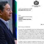 Arce envía otra vez preguntas de referendo al TSE para su evaluación técnica