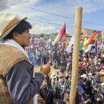 Evo inicia la marcha desde Caracollo y dice: ‘el que bloquea Bolivia es Lucho y su gobierno, no hay plata’