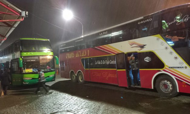 Restablecen operaciones en la terminal de buses de La Paz