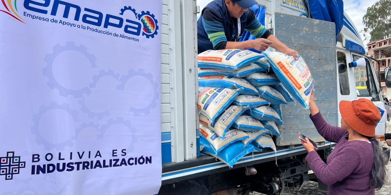 Emapa: Estas son las rutas móviles para la distribución de arroz en La Paz y El Alto