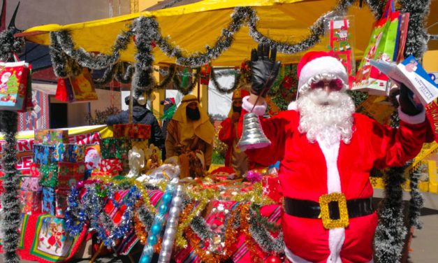 Crisis económica limita oferta navideña en la Súper Feria de Oruro