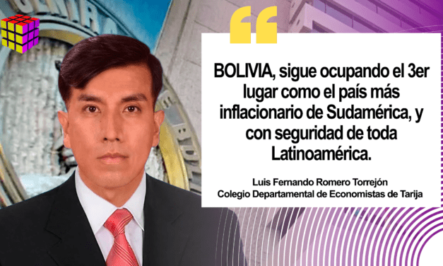 BOLIVIA, EN EL TOP 3 DE INFLACIÓN DE LA REGIÓN