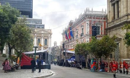 Cierran la Plaza Murillo para los actos y el informe de Arce en su cuarto año de gobierno