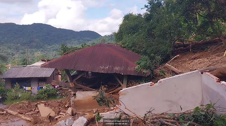 Tragedia en Villa Tunari: Deslizamiento sepulta vivienda y cobra la vida de cuatro personas