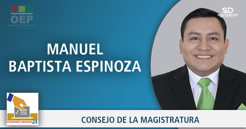 Manuel Baptista gana el Consejo de la Magistratura en Tarija