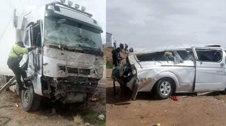 El neumático reventó y causó el trágico accidente en La Paz-Oruro