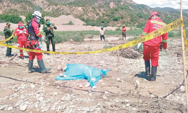 Seis muertes por riadas y mazamorra en Cochabamba, tres niñas entre las víctimas