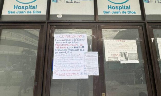 Paro de salud en Santa Cruz deja a pacientes sin atención