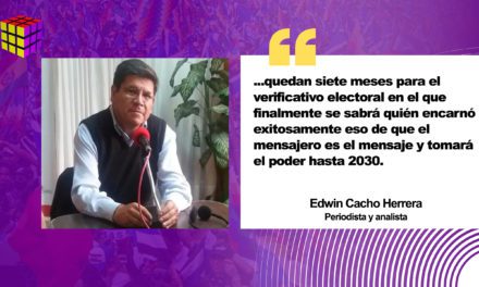 “La propuesta es el candidato”