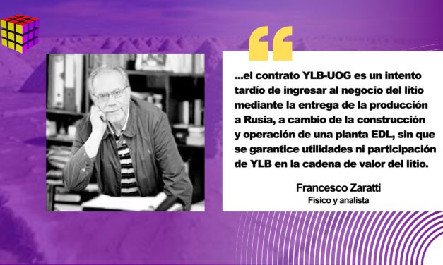 Los contratos del litio: una apuesta desesperada