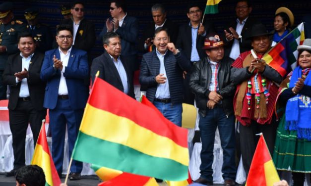 Arce emite discurso calificado como electoral por opositores y analistas