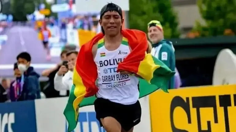 Héctor Garibay brilla con el tercer lugar en la Corrida Internacional de Comodoro Rivadavia