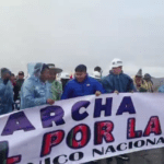 En su segundo día, la marcha evista parte desde Ayo Ayo rumbo a La Paz