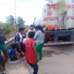 Transporte urbano bloquea cisternas; rutas alternas restablecen suministro