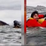 Una ballena se ‘tragó’ a un venezolano y luego lo escupió