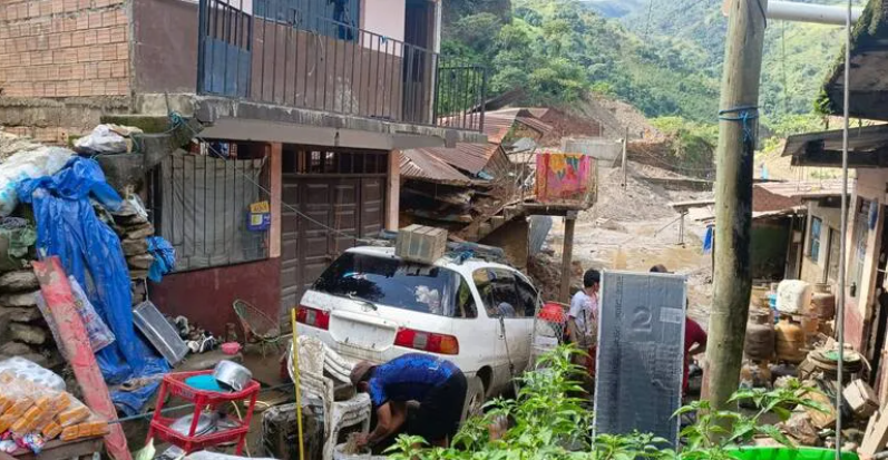 Riada en Tipuani afecta a 500 viviendas y deja víctimas