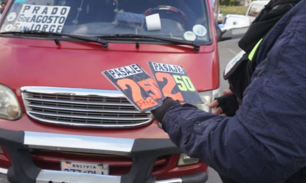 Control Social de La Paz anuncia marcha, para este martes, en rechazo al incremento del pasaje