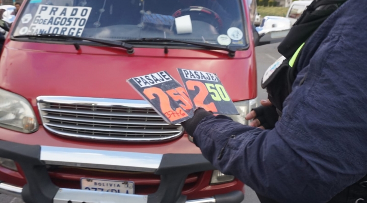 Control Social de La Paz anuncia marcha, para este martes, en rechazo al incremento del pasaje