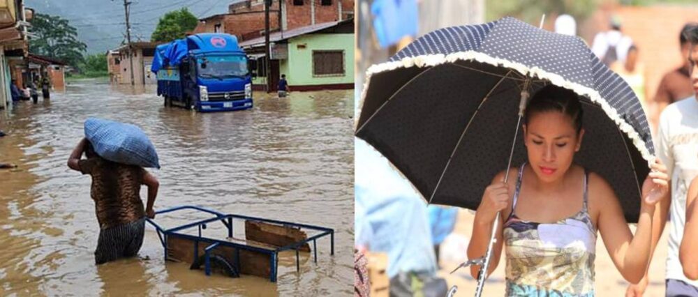 ¡Alerta climática en Bolivia! Inundaciones y altas temperaturas en varias regiones