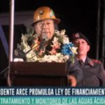 Presidente Arce promulga ley histórica para tratamiento de aguas ácidas en Oruro