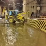 Lluvia: gran cantidad de material fue arrastrado por el río Aruntaya afectando a la zona sur de La Paz