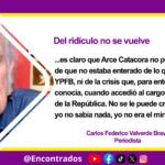 Del ridículo no se vuelve