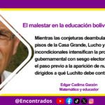 El malestar en la educación boliviana