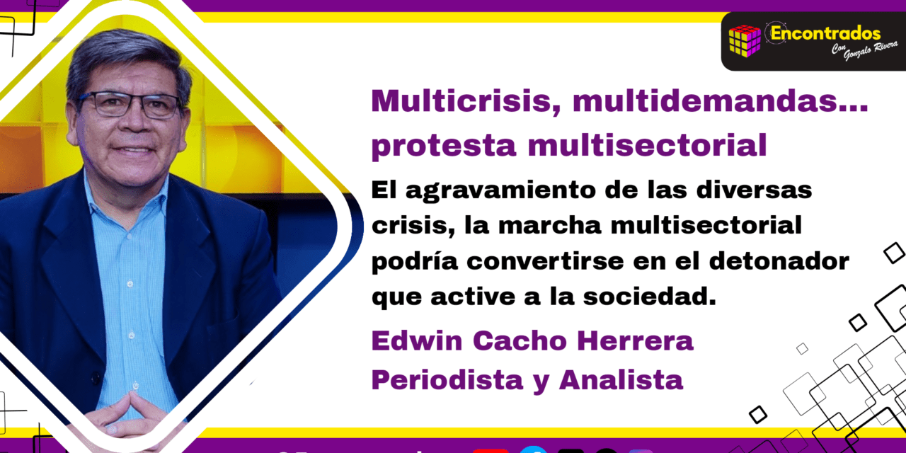 Multicrisis, multidemandas… protesta multisectorial