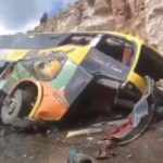 Accidente en Potosí deja 14 muertos por exceso de velocidad