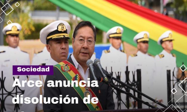 Arce disuelve Diremar y ordena evaluar juicios ante la Corte de La Haya