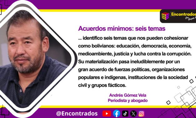 Acuerdos mínimos: seis temas