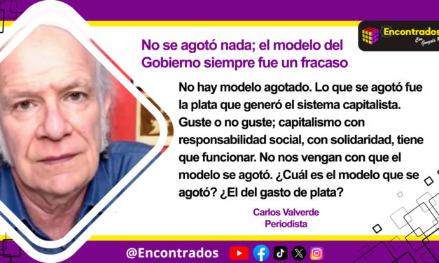 No se agotó nada; el modelo del Gobierno siempre fue un fracaso