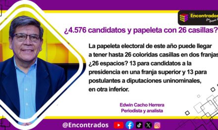 ¿4.576 candidatos y papeleta con 26 casillas?