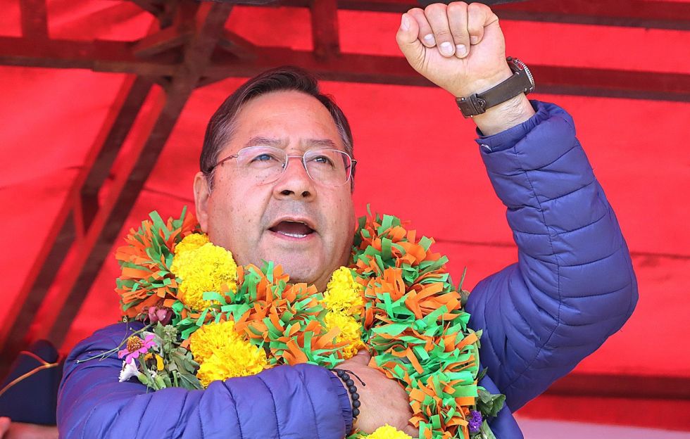 Desde Chuquisaca, Arce vuelve a exigir la aprobación de leyes para blindar las elecciones