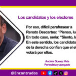 Los candidatos y los electores