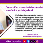 Corrupción: la cara invisible de crisis económica y crisis judicial