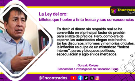 La Ley del oro: billetes que huelen a tinta fresca y sus consecuencias