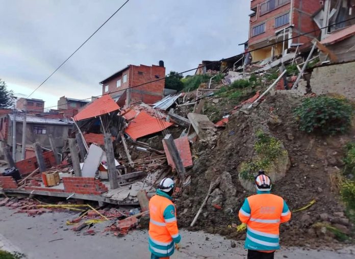 En total 6 familias fueron desalojadas de sus viviendas por prevención en Bajo San Isidro