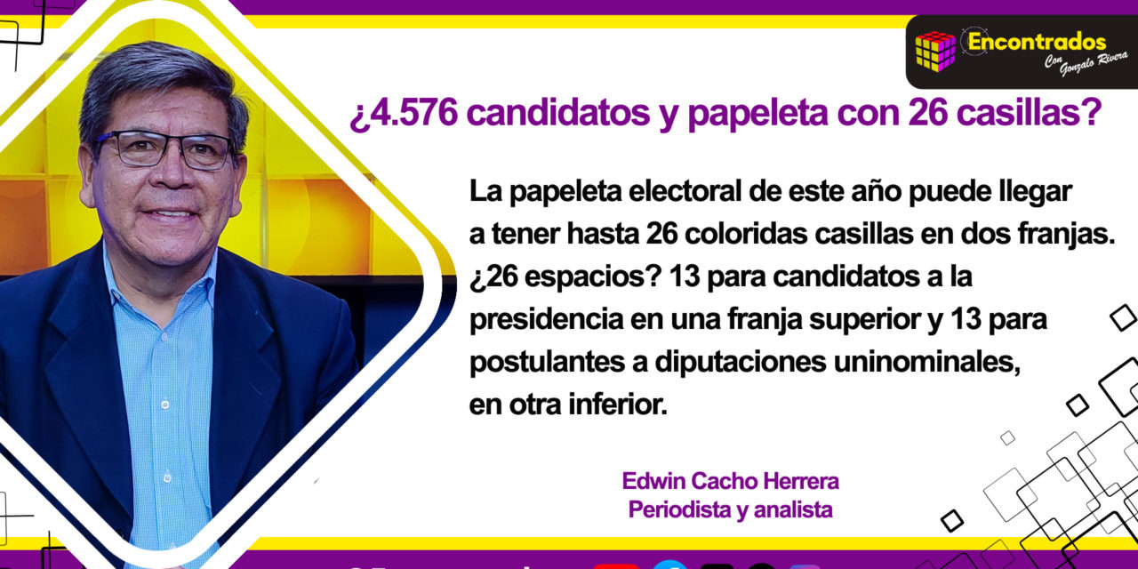 ¿4.576 candidatos y papeleta con 26 casillas?